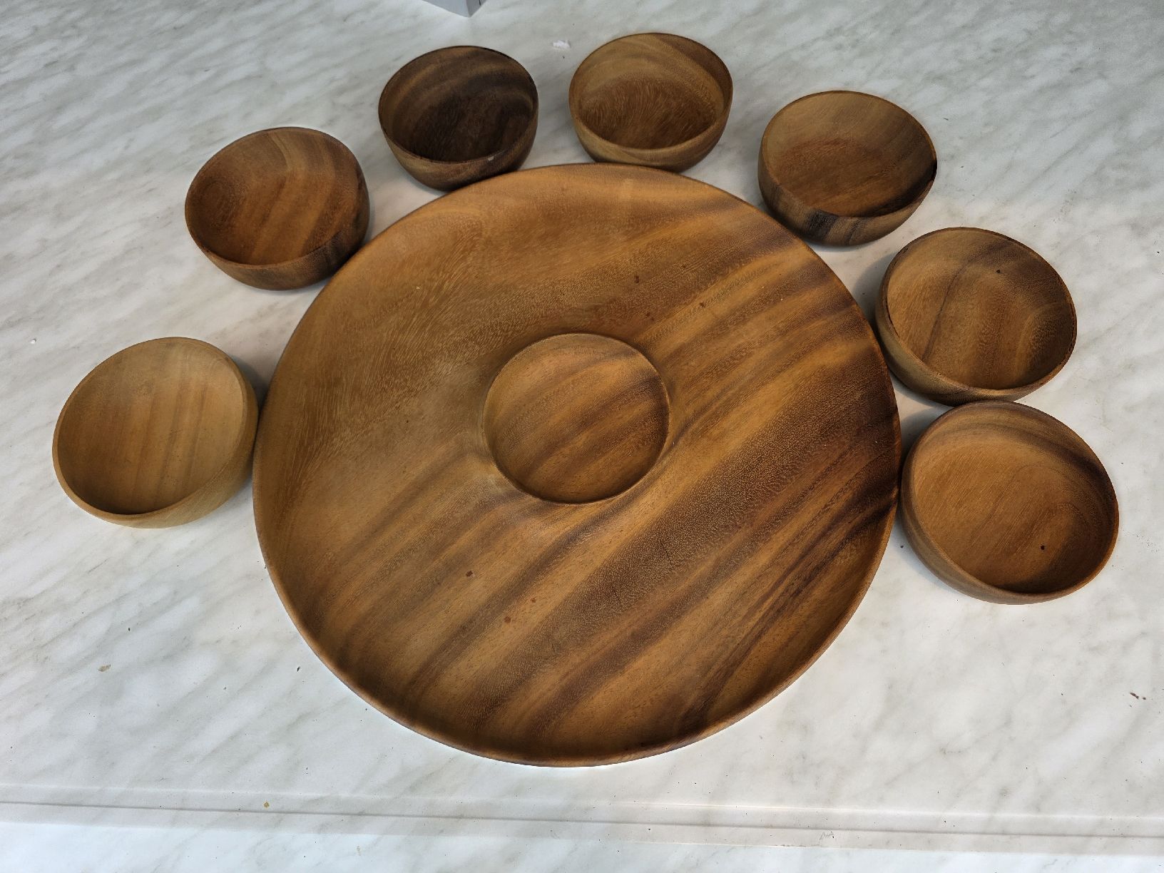 Set di piatti: Wooden serving set 7 pieces – Usato da Hinwil venduto da Ehretstock8 1