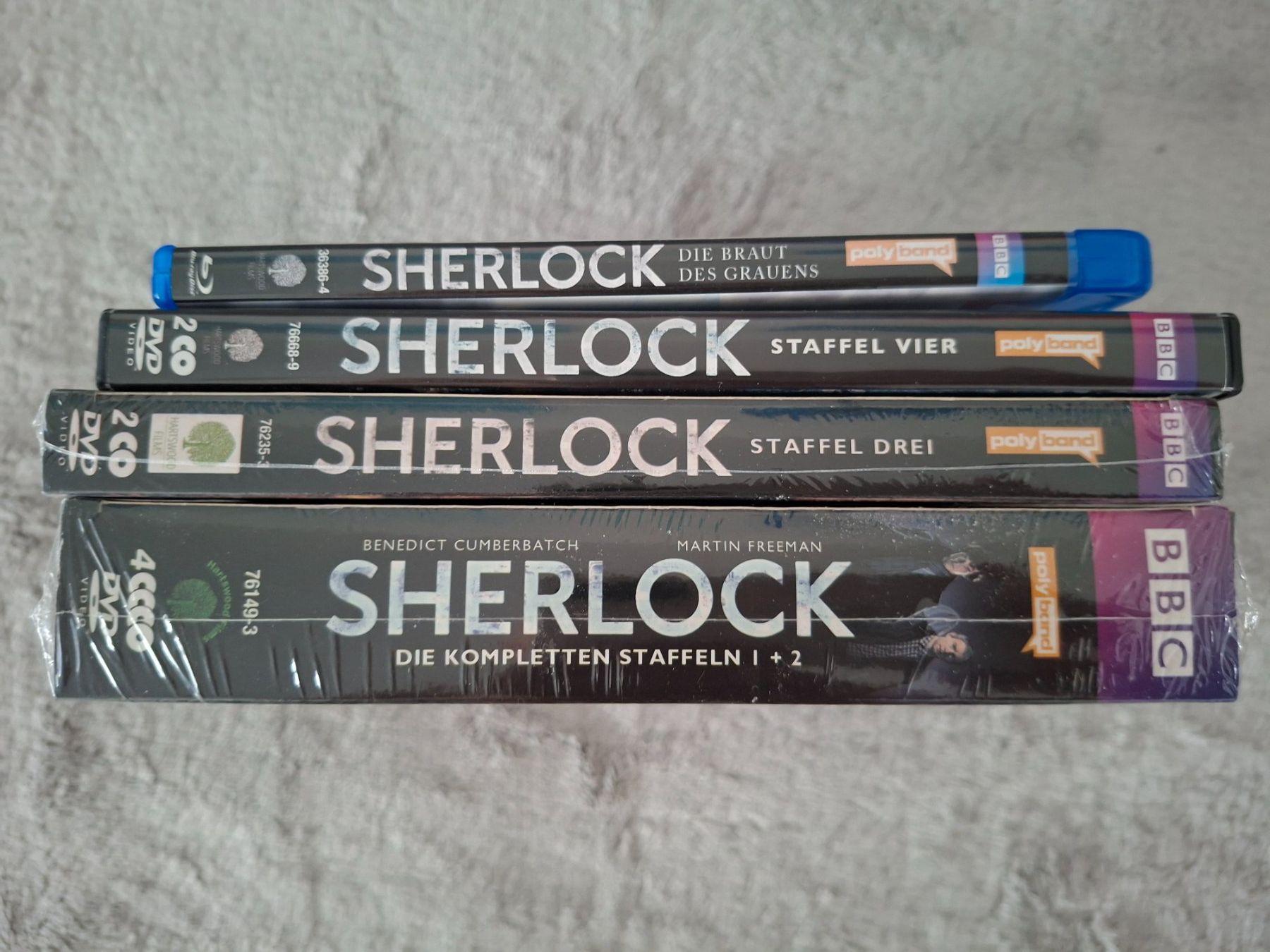 Tutti i DVDs: SHERLOCK 1 - 4 +  BRAUT DES GRAUENS – Usato da Aesch BL venduto da Burschi59 1