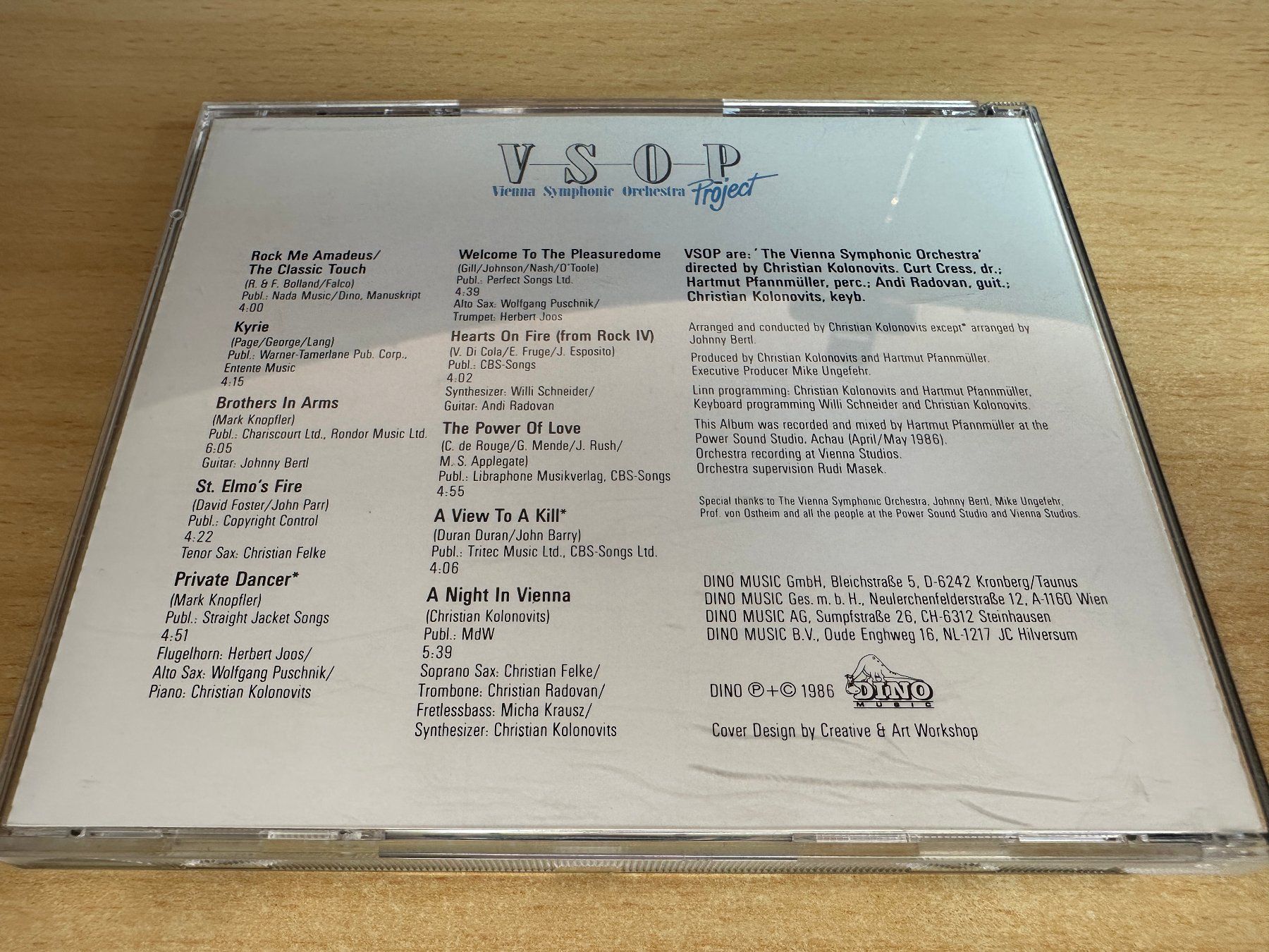 CD: E2 VSOP – Vienna Symphonic Orchestra Project – Usato da Rikon im Tösstal venduto da Alpenmutz 1