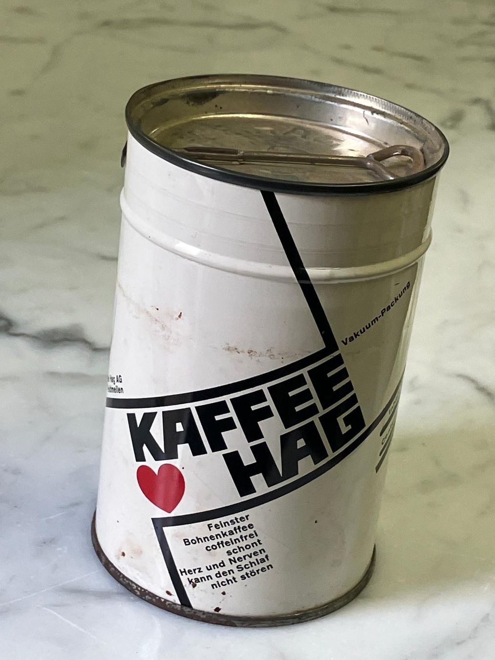 Zuccheriere: Kaffee HAG Vakuum-Dose, ungeöffnet – Usato da Regensdorf venduto da 7ws8