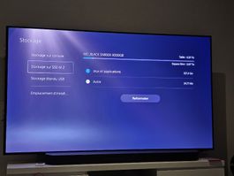 Sony PlayStation 5 Pro 2To, SSD nvme 850x 4 To, lecteur disc