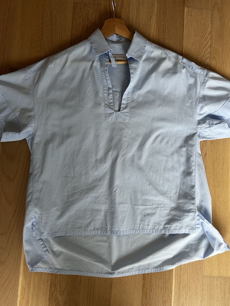 Valentino Camicette: Valentino Bluse oversized hellblau IT 40 – Usato da Zürich venduto da cos_b629 7