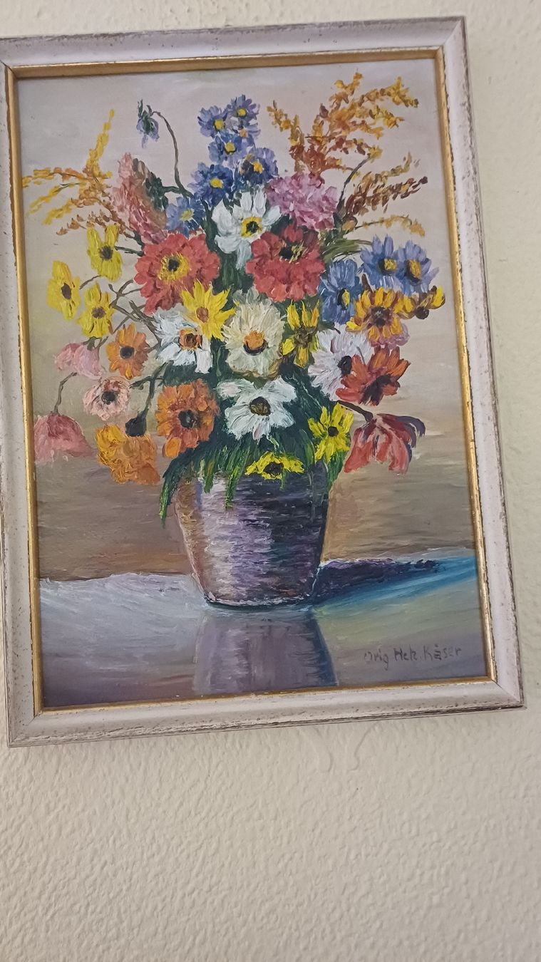 Dipinti: Schönes Blumenbild Handgemalt  – Usato da Flawil venduto da Pinkmalibu 5