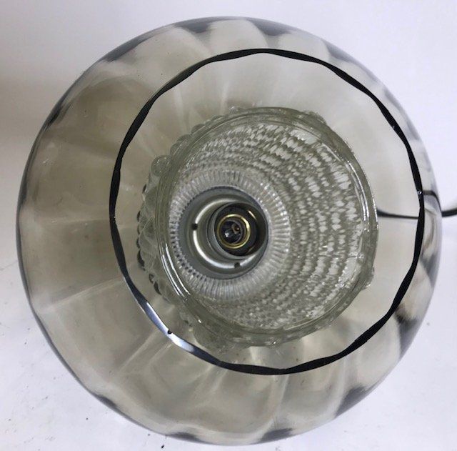 Lampadari & plafoniere: Hängelampe rauchiges Glas doppelglasig – Usato da Zürich venduto da gigimai67 4