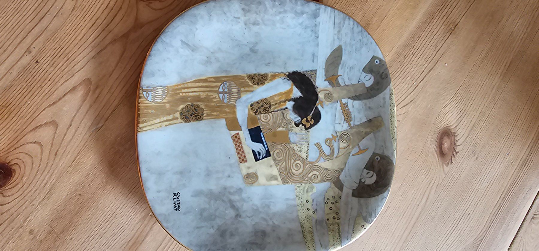 Teller: Gustav Klimt Teller – Gebraucht aus Zürich von janoscha