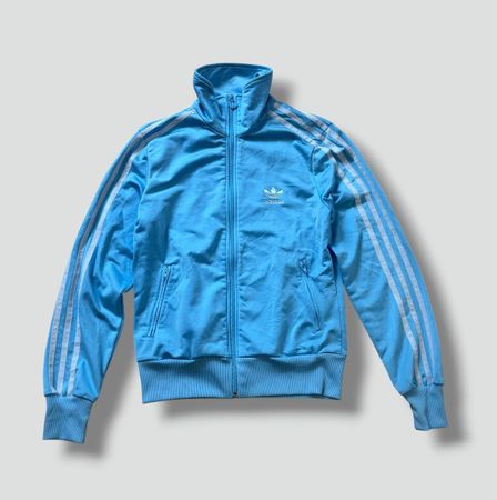 Adidas Firebird Y2K light blue track jacket vintage damen