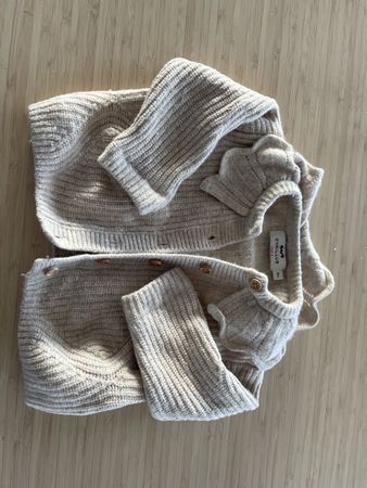 Cyrillus Paris Wool Blend Baby Cardigan 6M