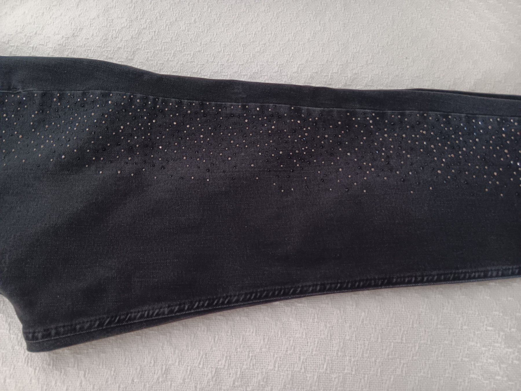 Jeans: DORIS STREICH Edeljeans, Gr. 40, mit Strass, Schwarz, – Usato da Zürich venduto da chr_l98j 4