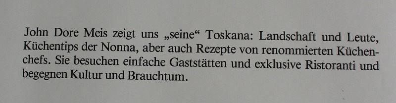 Libri: Typisch Toskana – Usato da Schlatt TG venduto da annesbuecher 1
