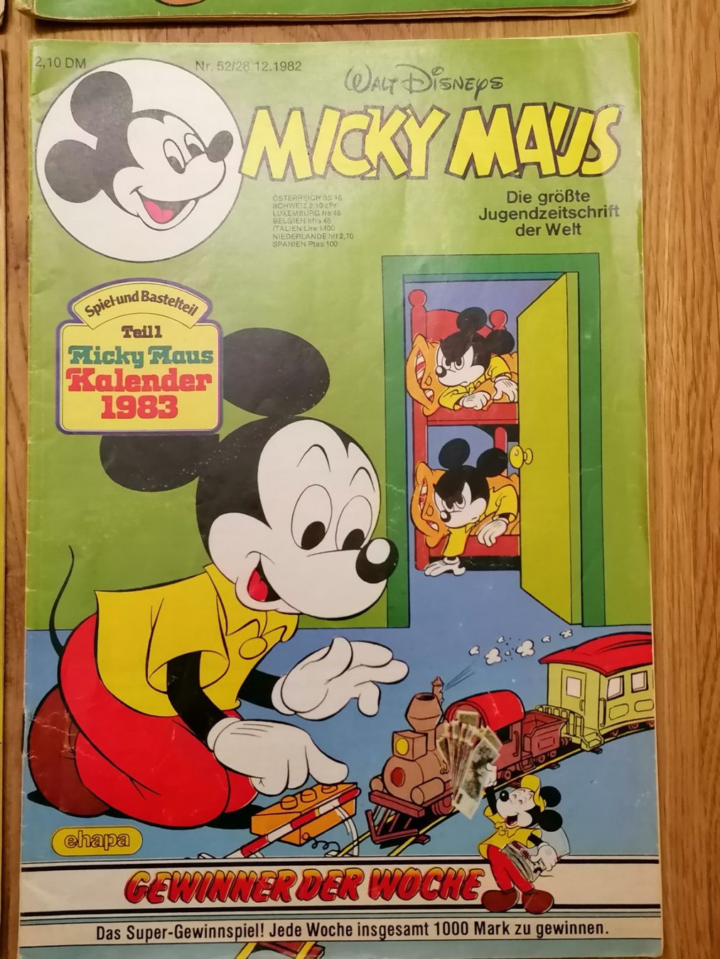 Fumetti: Micky Maus Hefte 1982 - 4 Stk. Ohne Beilage – Usato da Basel venduto da vintagecollector 4