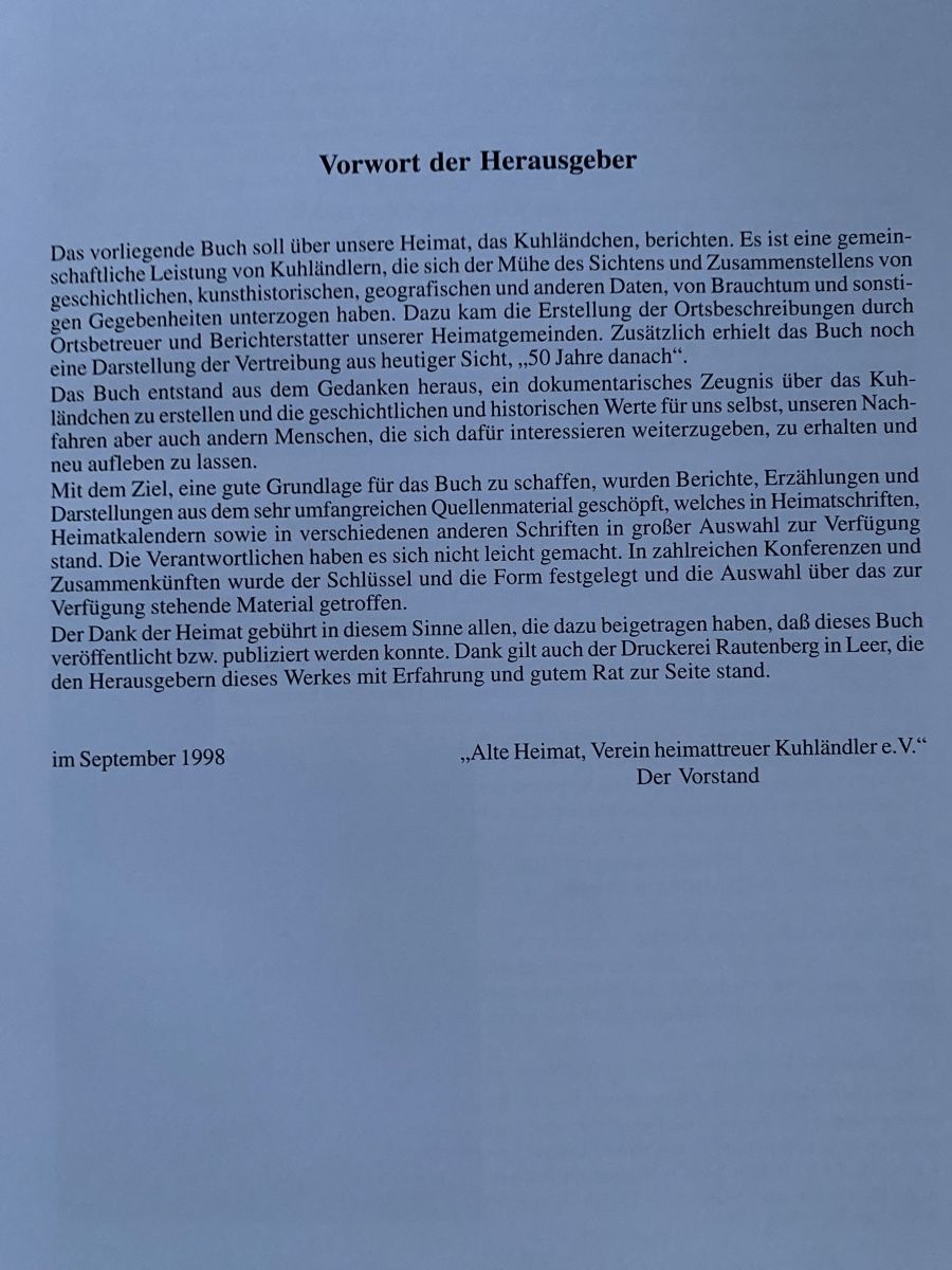 Libri: Kuhländchen unvergessene Heimat Jubiläumsbuch – Usato da Schwarzenburg venduto da Michellu 5