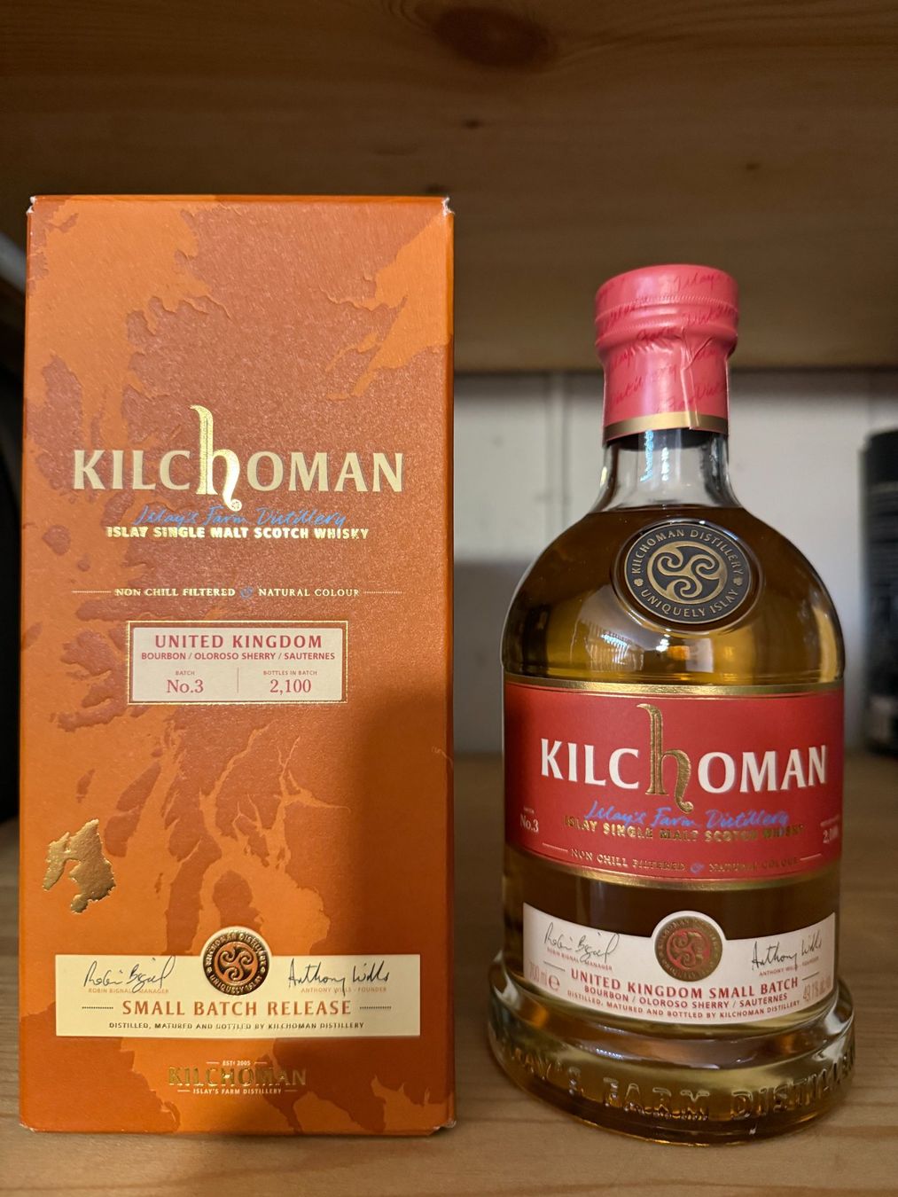 Kilchoman Spirituosen: Kilchoman – UK Edition Batch No. 3 – Neu und originalverpackt aus Zürich von Nistel