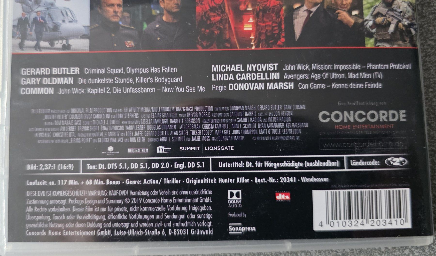 Alle DVDs: DVD Hunter Killer / Gerard Buttler – Gebraucht aus Oetwil am See von fineli2 1