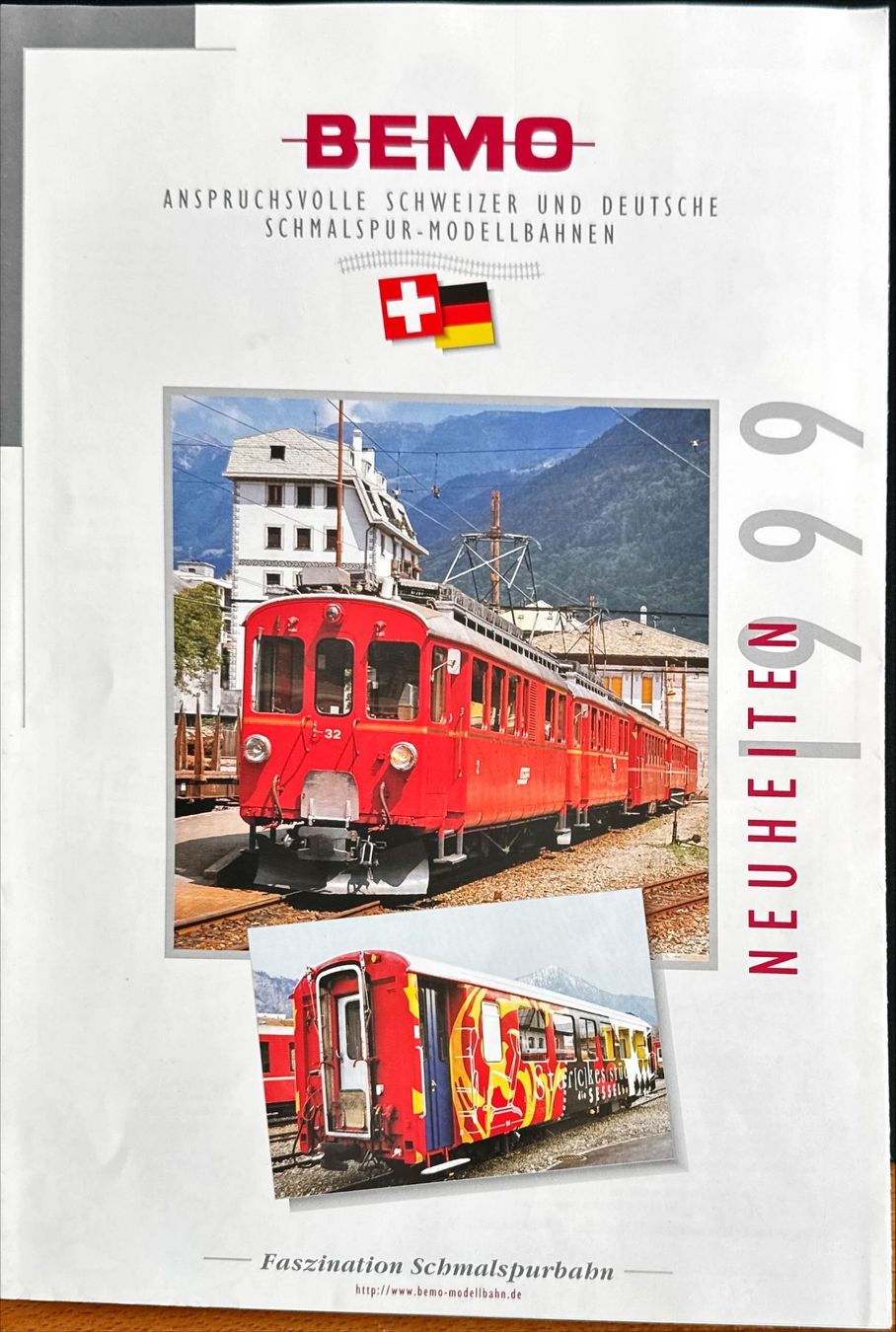 Documenti: Bemo - Neuheiten 1999 – Usato da Winterthur venduto da Sawomiju