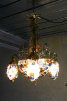 Traumhafter, spanischer Jugendstil - LEUCHTER mit MURANOGLAS