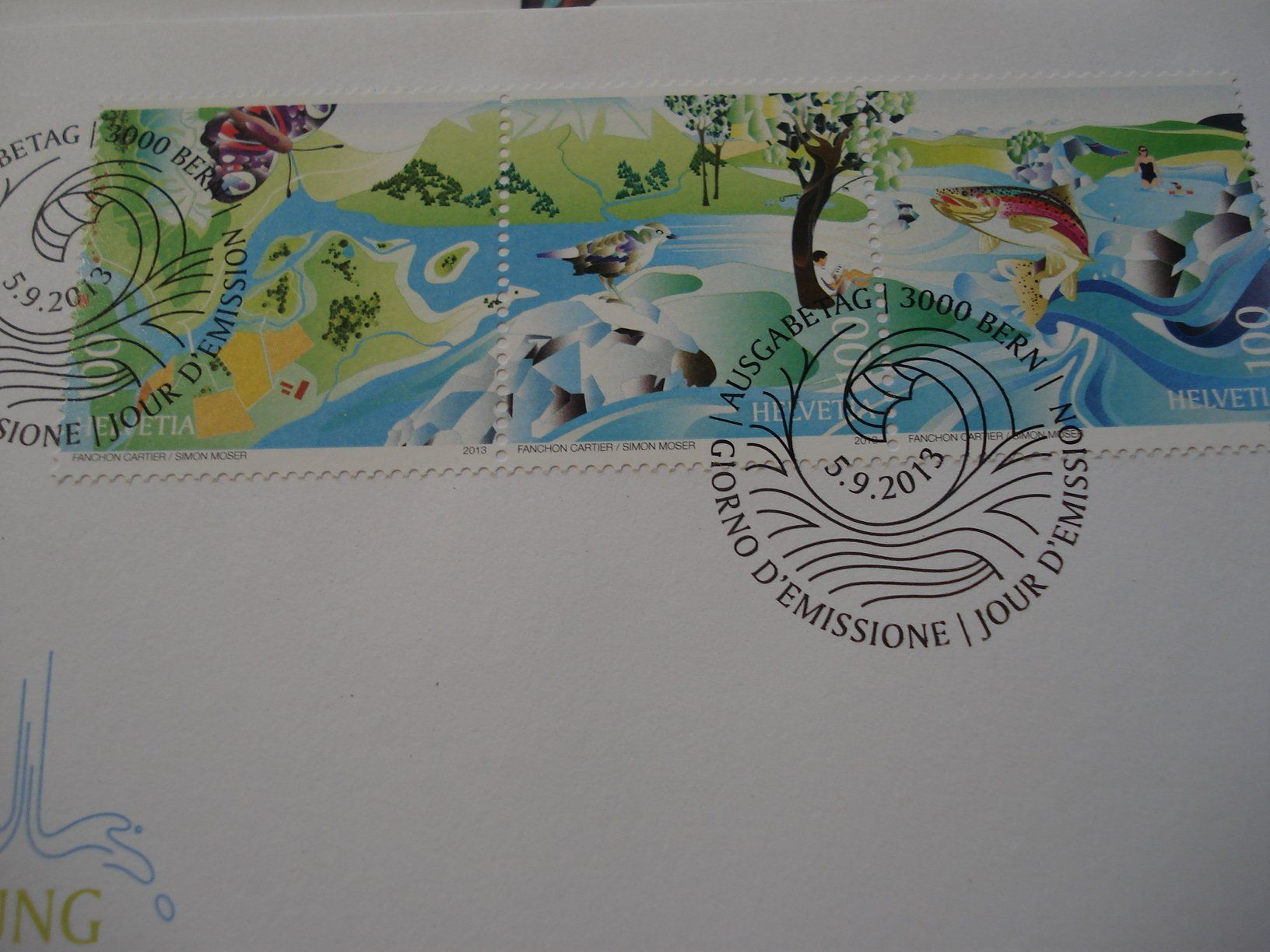 Tutti i francobolli: Schweiz 2013, Set FDC , 18 Belege – Usato da Niederwil AG venduto da morostahu