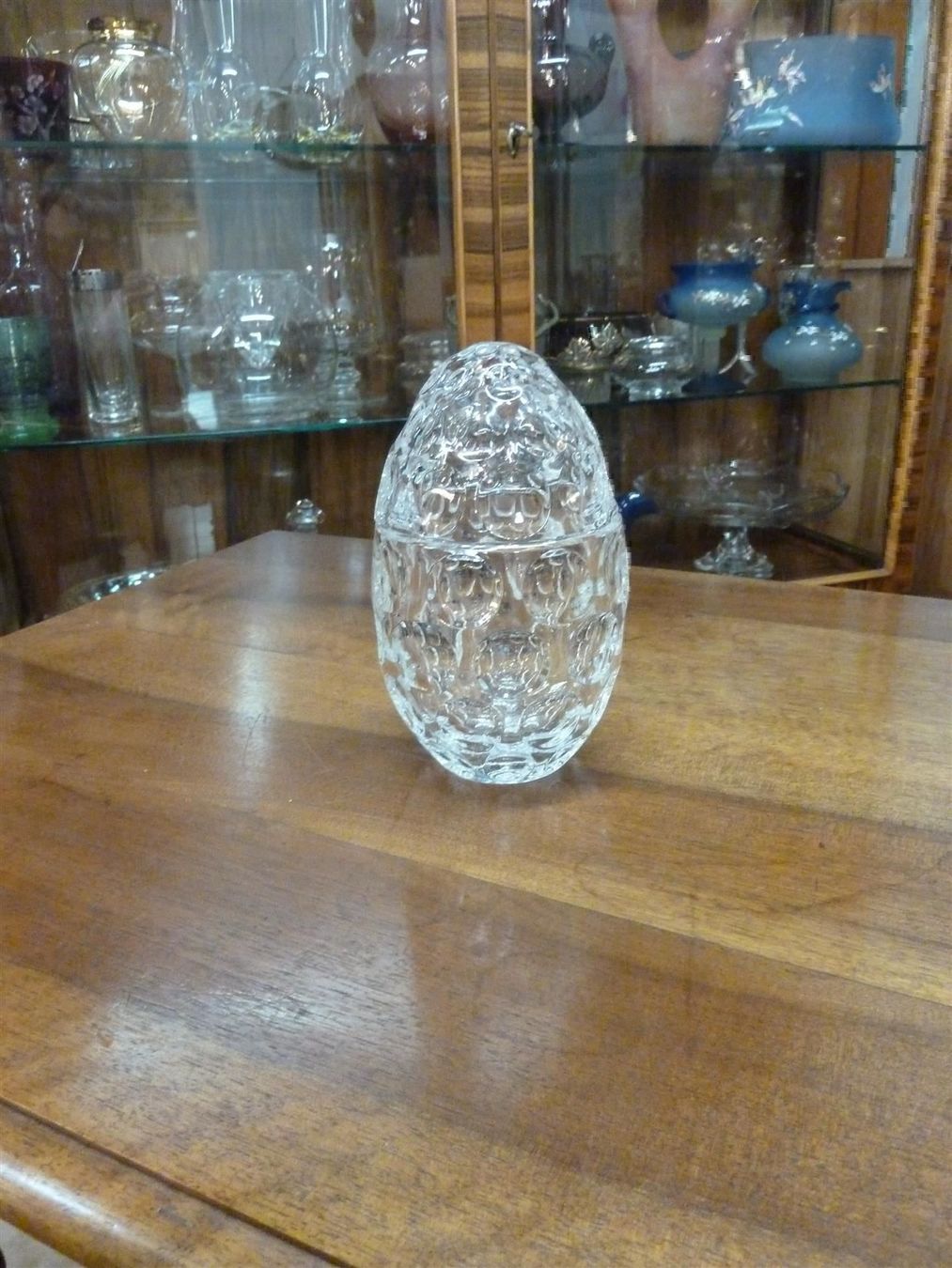 Figurines: Glas Ei, Deckeldose – D'occasion à Bure par 1319 6
