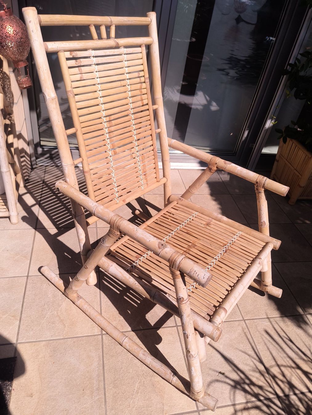 Chaises: Bambus Schaukelstuhl – D'occasion à Niederglatt ZH par wit_rs5w 2