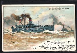 Stoewer: Kriegsschiff S. M. S. Sachsen a