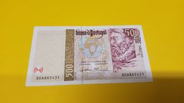 500 Escudos Portugal Banknote, Selten, Sammlerstück! 2000