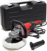 Wiltec Poliermaschine rot mit Zubehör Neu
