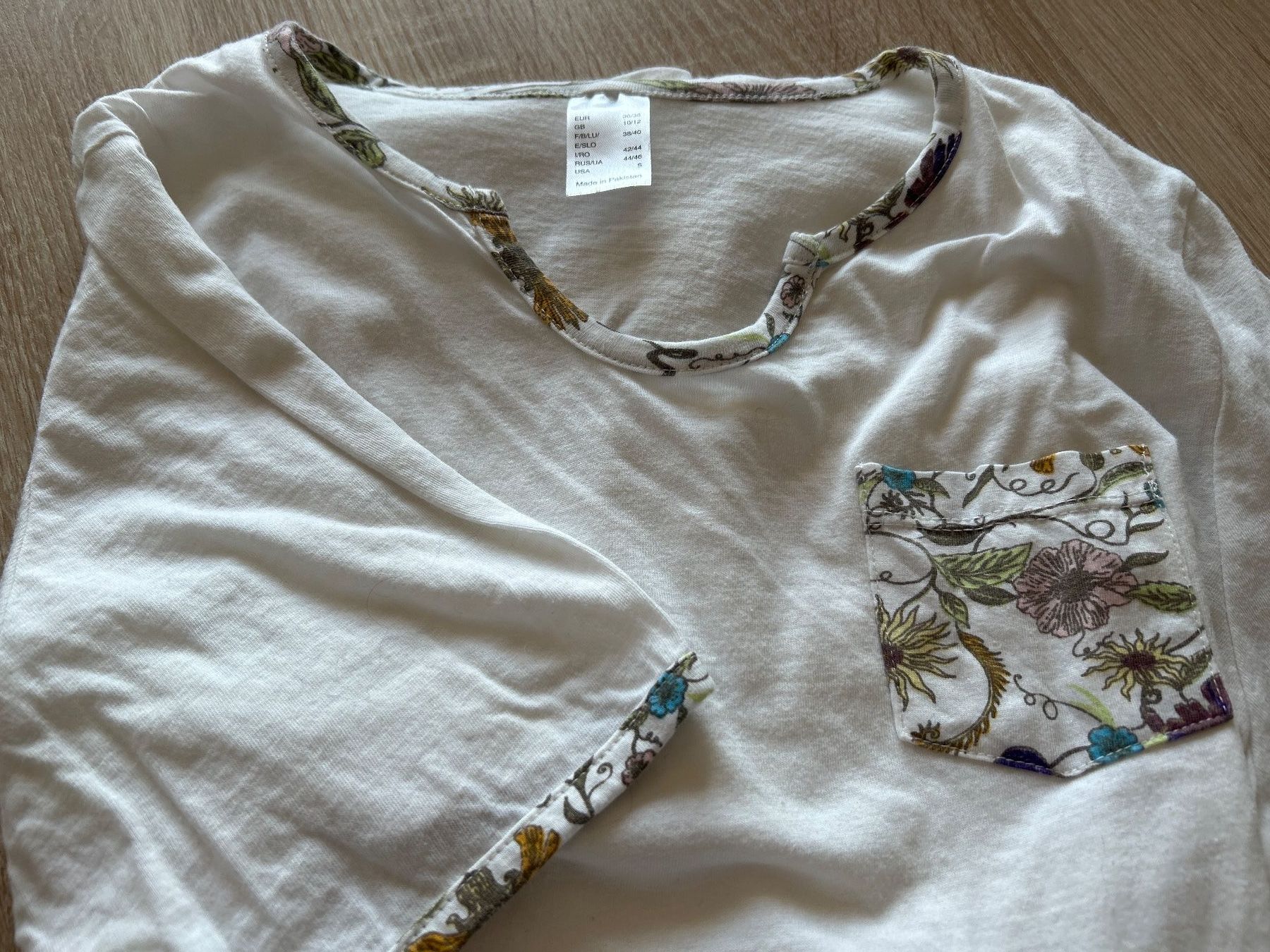 Negligees & Pigiami: Kurzarm Pyjama mit Capri Hose mit Blumenmuster Gr. 36/38 – Nuovo (secondo la descrizione) da Brunnen venduto da Nala2929 2