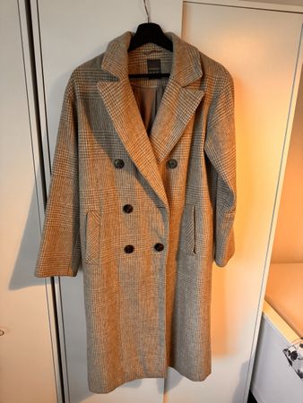 Wintermantel Karomuster 34 Frauen