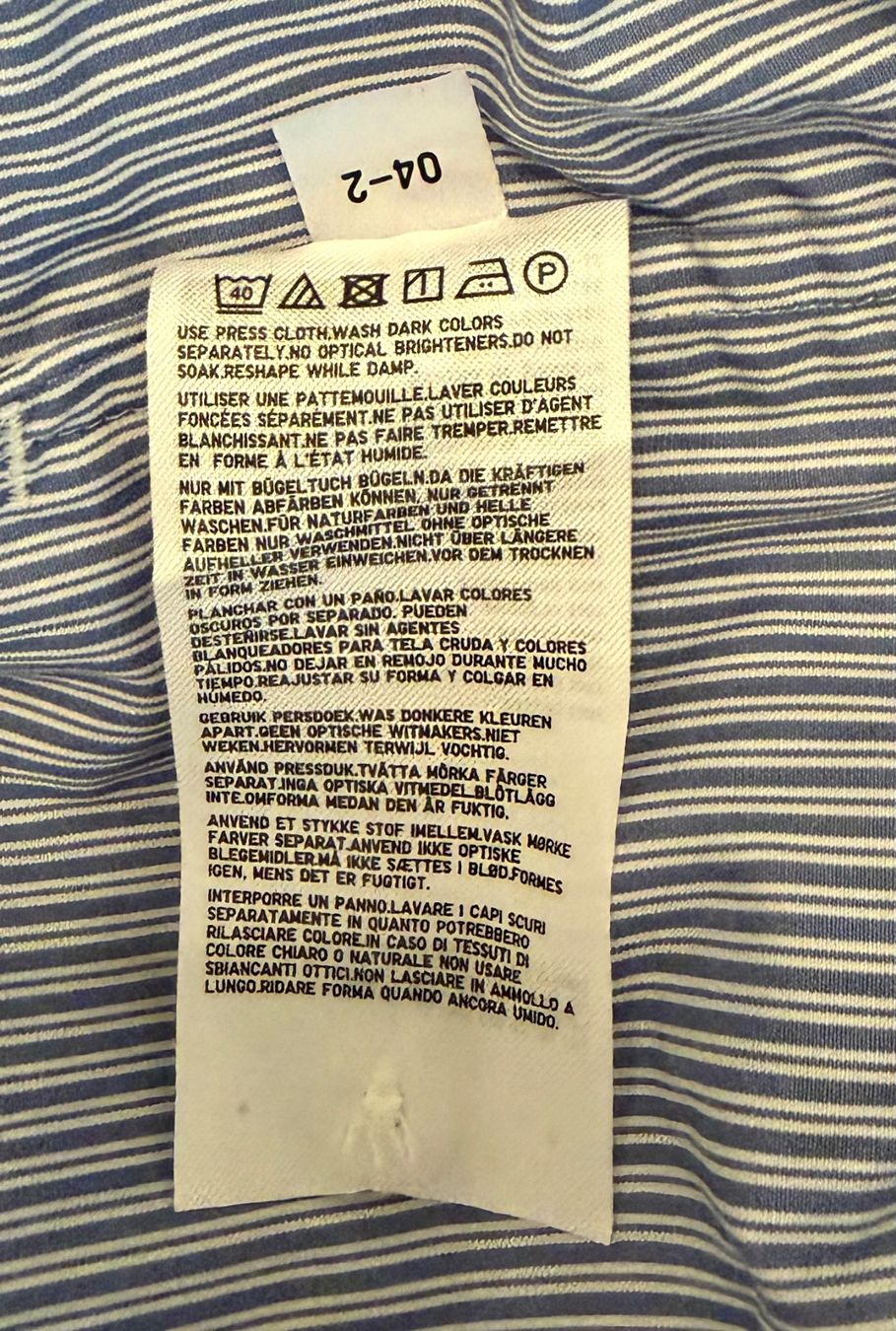 Uniqlo Kleider: Hemdkleid Uniqlo gestreift, Grösse L – Gebraucht aus Zollikon von Svch 3