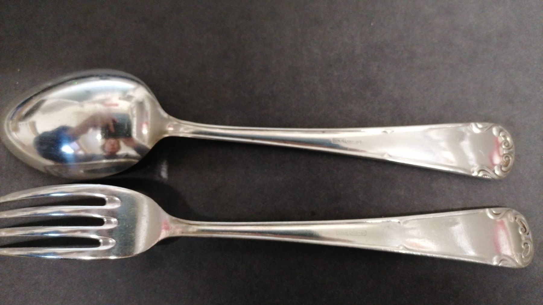 Sola Set di posate: Silberbesteck Sola galvanisiert 100 – Usato da Grächen venduto da Hel7890 1