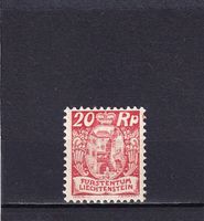 Liechtenstein 1924/28 Winzer und Schloss Vaduz