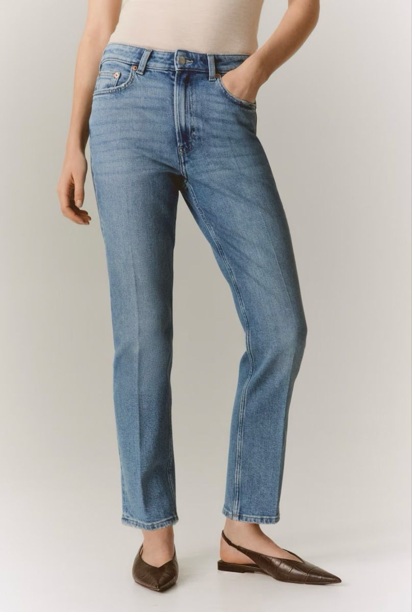H&M Jeans: H&M Slim straight high ankle jeans 38 – Usato da Embrach venduto da lau_2gtp 1