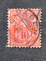 Schweiz 1905 Ziffern 10 Vollstempel BADEN 10.V.05