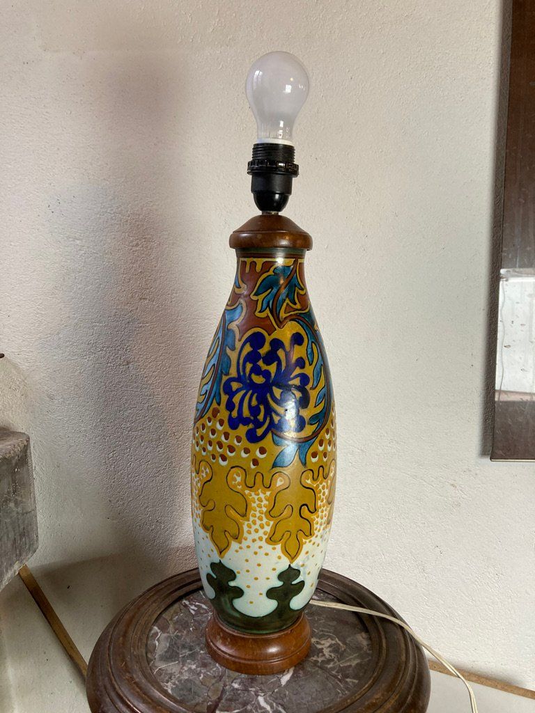 Lampade: Lampe GOUDA ancienne antik – Usato da St-Cierges venduto da LeRegain 5