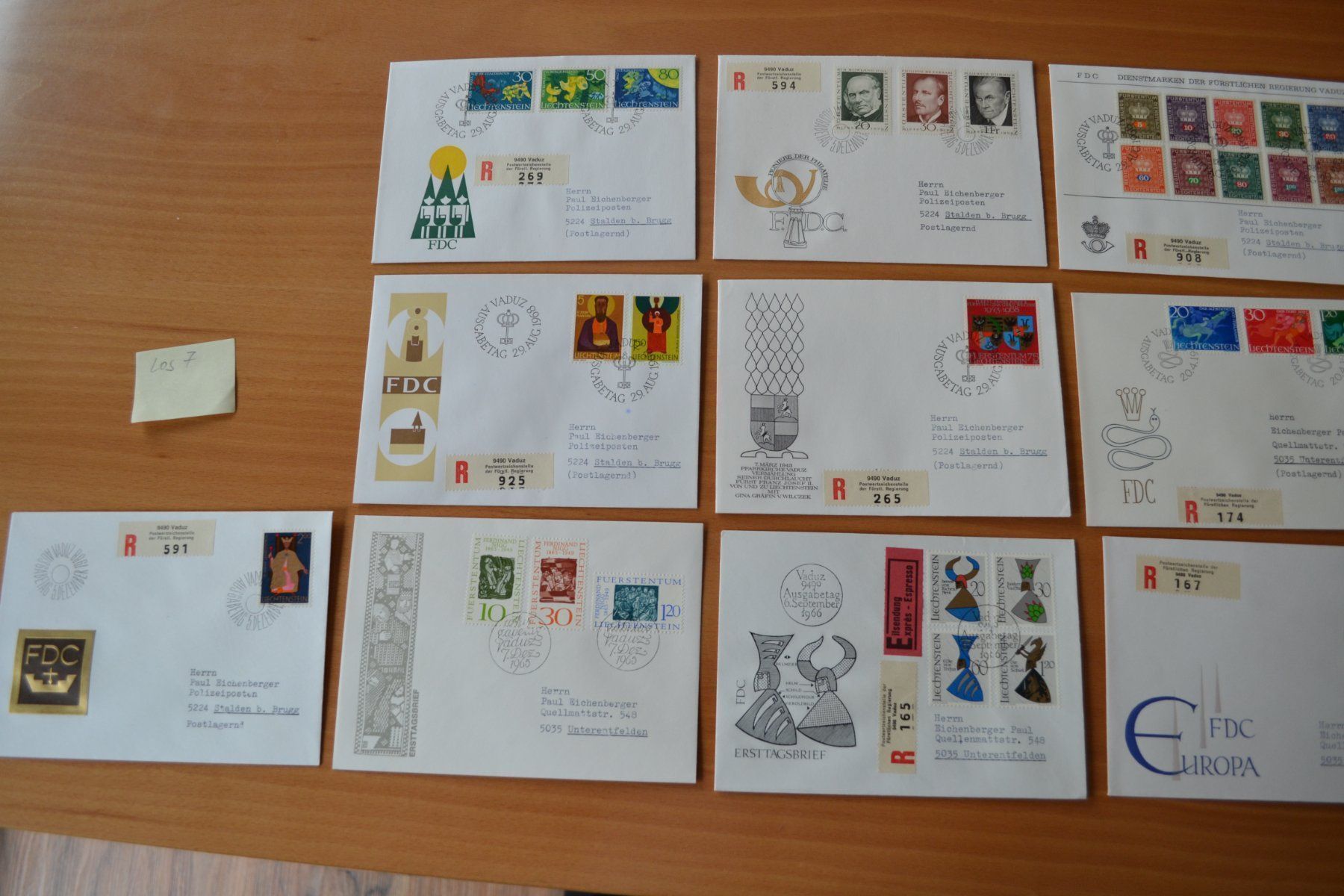 Alle Briefmarken: Brief FDC – Gebraucht aus Beinwil am See von kajak55