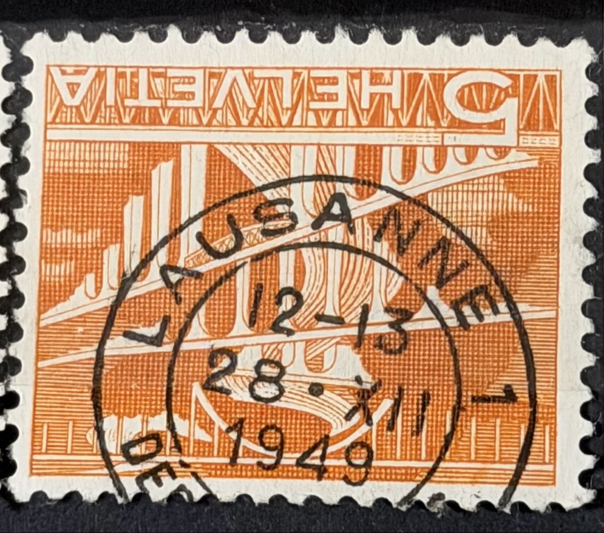 Alle Briefmarken: Timbres  - Suisse  – Gebraucht aus Petit-Lancy von Solcarm 1