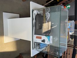 Aquarium mit Unterschrank 38 Liter Blau Aquatistik