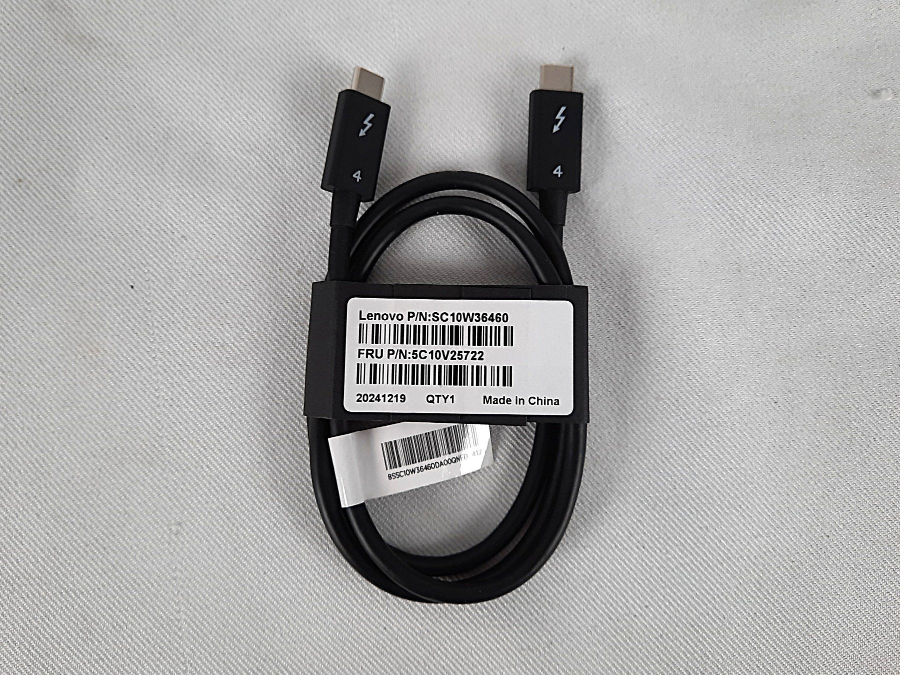 Lenovo Kabel: LENOVO Thunderbolt 4 Cable – Neu (gemäss Beschreibung) aus Beinwil am See von Restwert_Beinwil
