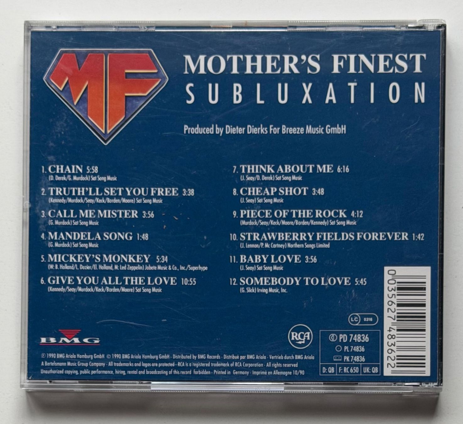 CD: Mother's Finest / Subluxation – Usato da Näfels venduto da rottabi 1