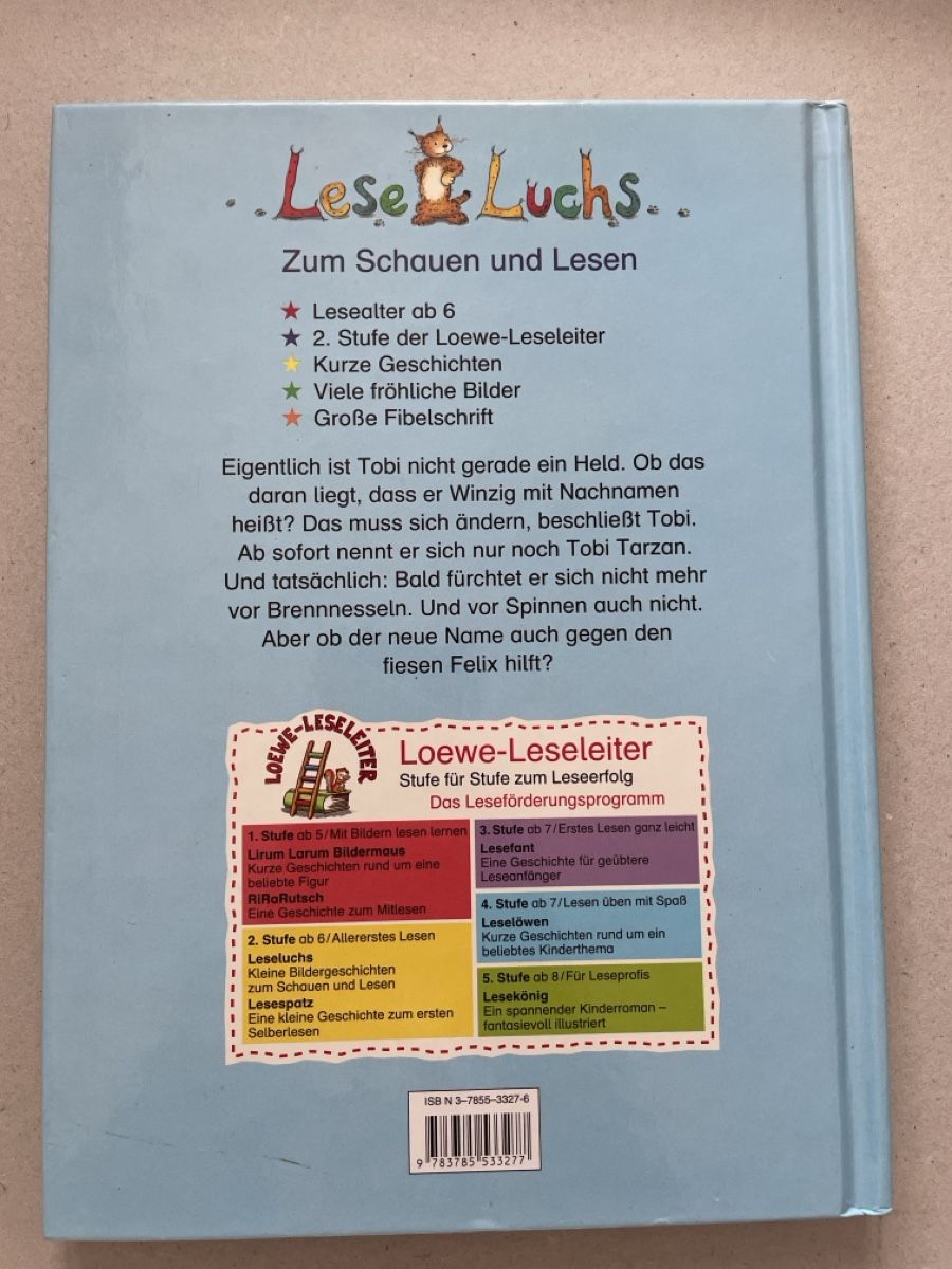 Libri: Tobi Tarzan Lese Luchs guter Zustand – Usato da Vordemwald venduto da Youko 1