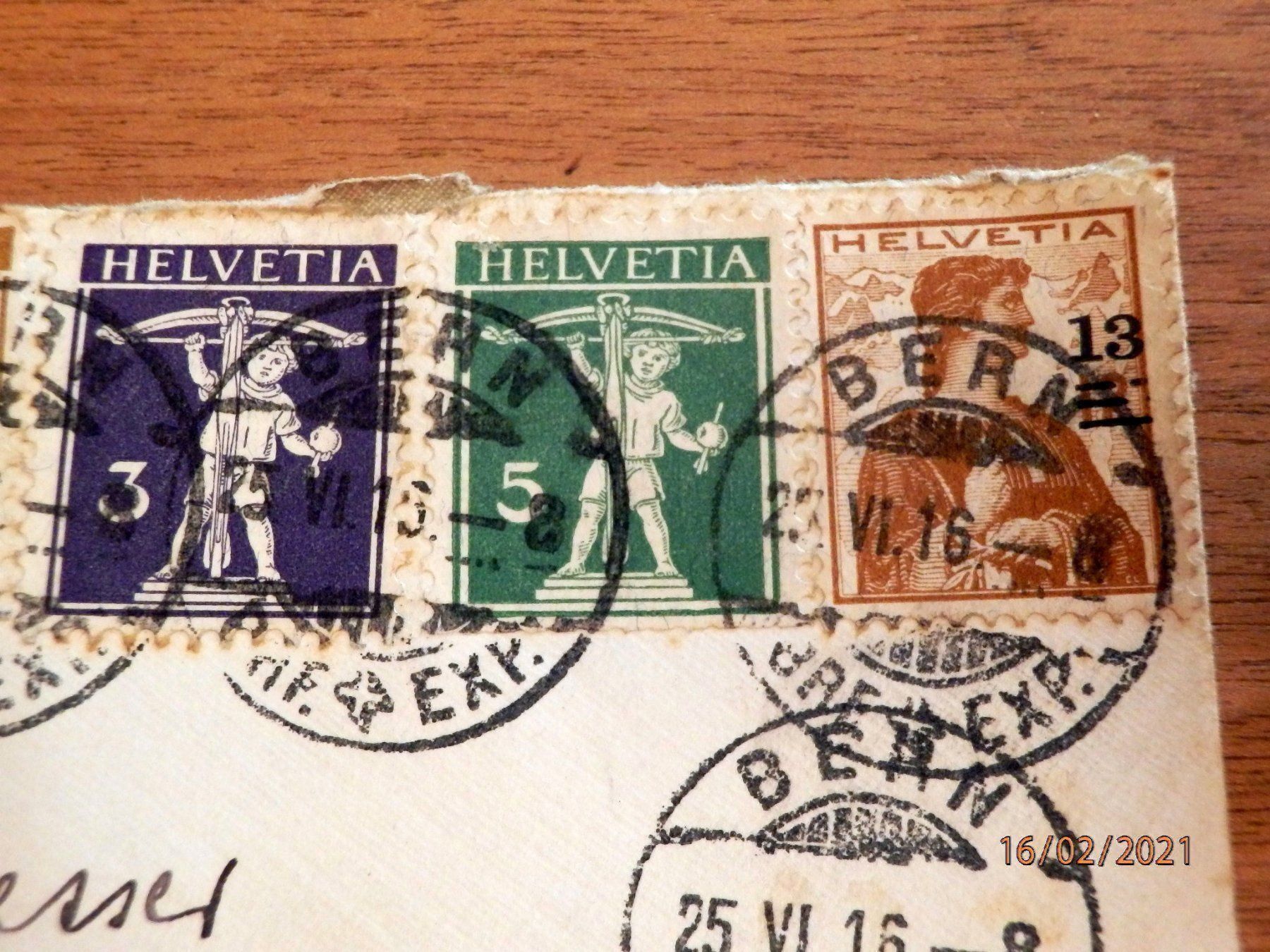 Tous les timbres: Mischfrankatur, Brief von Bern – D'occasion à Ueberstorf par dinbau 1