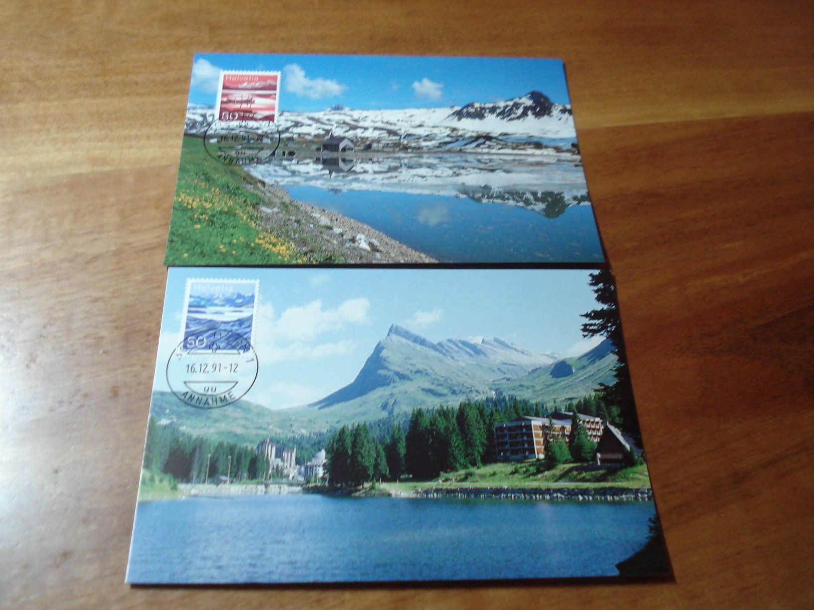 Tous les timbres: Satz Maximumkarten Dauermarken 1991 – D'occasion à Niederwil AG par morostahu 1