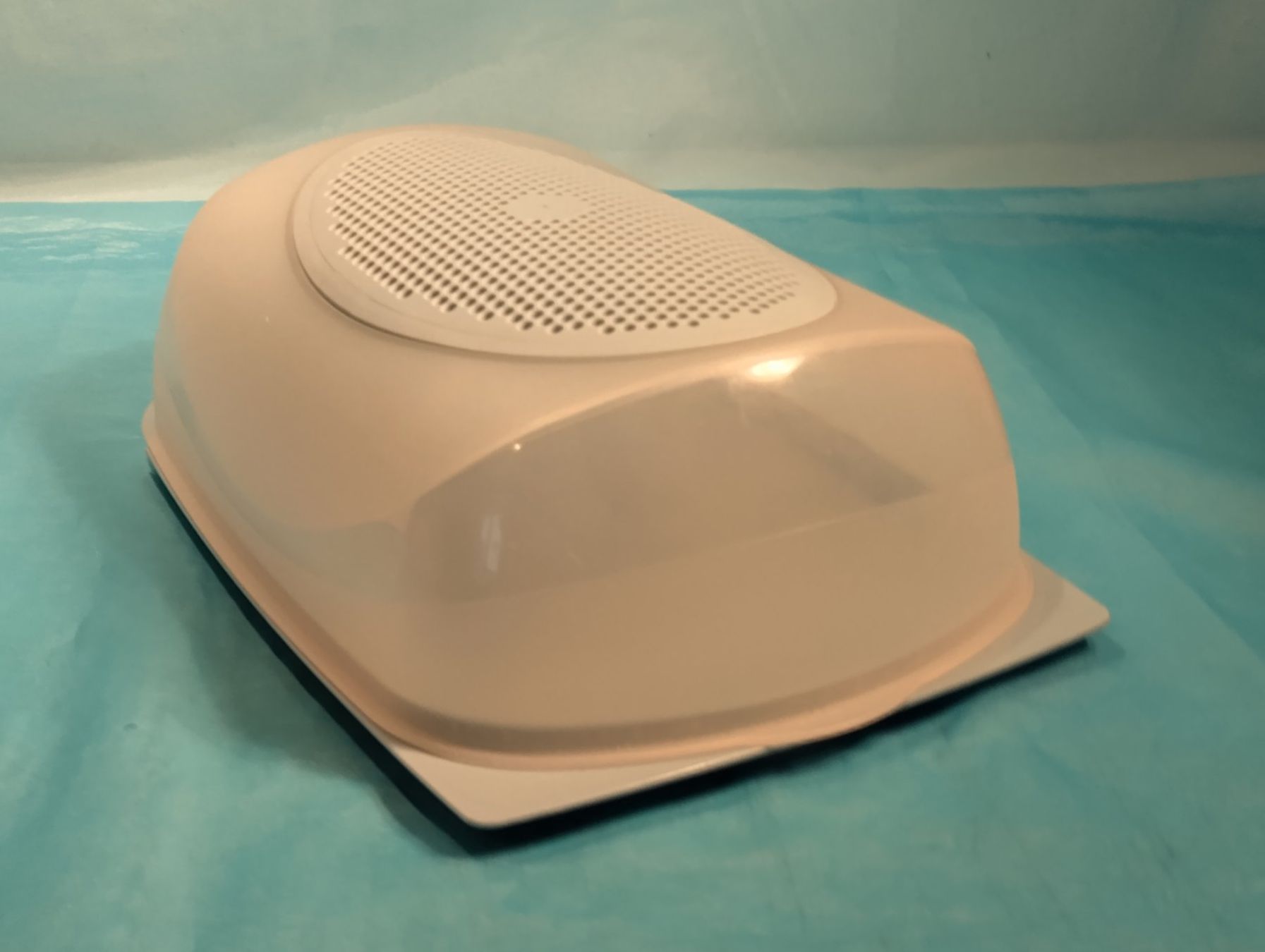 Tupperware Contenitori & Simili: Tupperware Behälter für Käse, gross, hellblau, mit Rost – Usato da Bellach venduto da JingleCherry 1