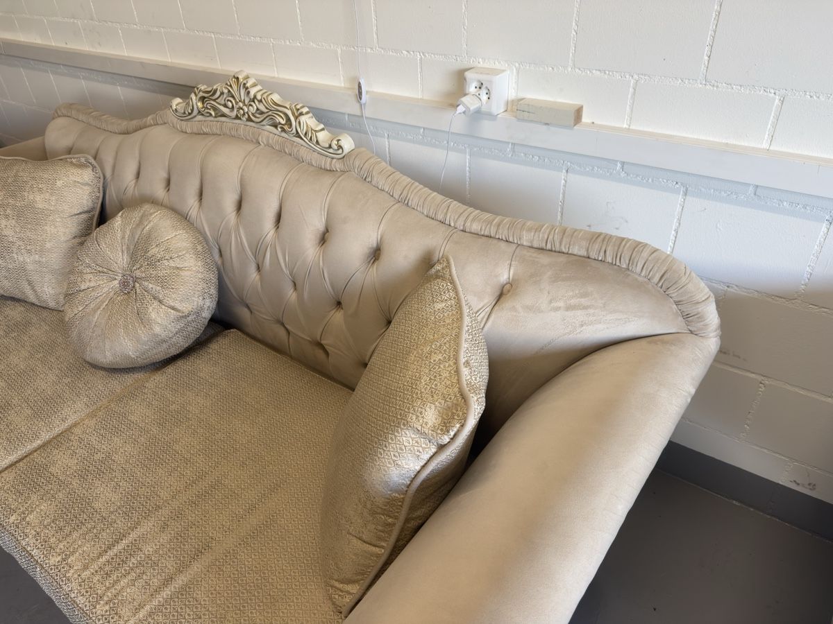 Sofas: Vintage Sofa-Set / 2 Sofas in Beige-Creme – Gebraucht aus Wangen b. Olten von aty_cl6x 7