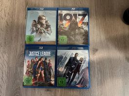 4er Set Blu-Ray - Tenet, Dune, 1917, Justice League