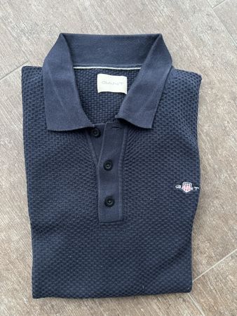 Strickpoloshirt Gant Gr. M/L Kurzarmpullover