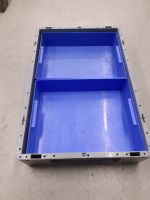 massive Lagerbox SSI SCHÄFER LTB6120, 600x400x120mm,bestückt