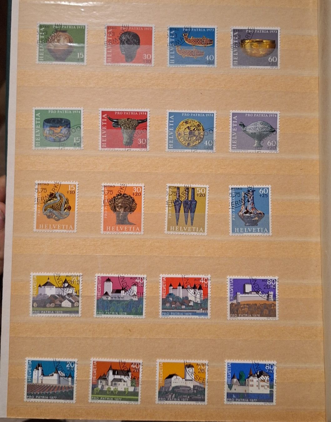 Alle Briefmarken: Pro Patria Sammlung – Gebraucht aus Balgach von SIMEON27 8