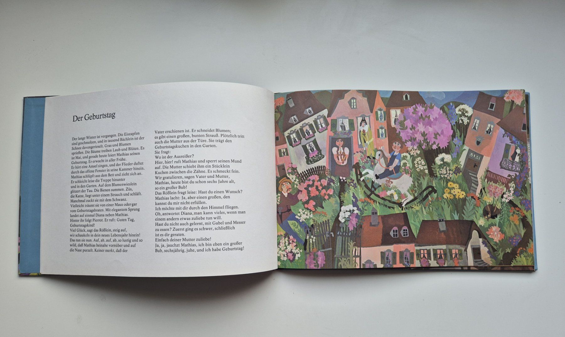 Libri: Mathias und das Schauckelpferd   1969  Gentinetta / Lenhardt – Usato da Niederweningen venduto da Obson 2