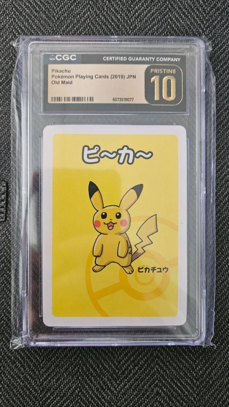 Pokémon Carte collezionabili: CGC 10 PRISTINE - Pikachu Old Maid 2019 JPN – Nuovo e nell'imballaggio originale da Biberist venduto da MaxP9