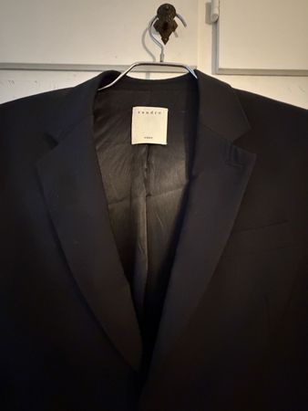 Giacca Sandro uomo nera taglia 48 nuova da stagione
